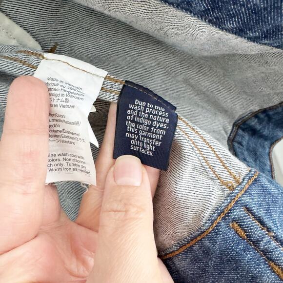 Madewell The Shrunken Stretch Jean Denim Jacket Classic Style Layering Blue S - Picture 10 of 15